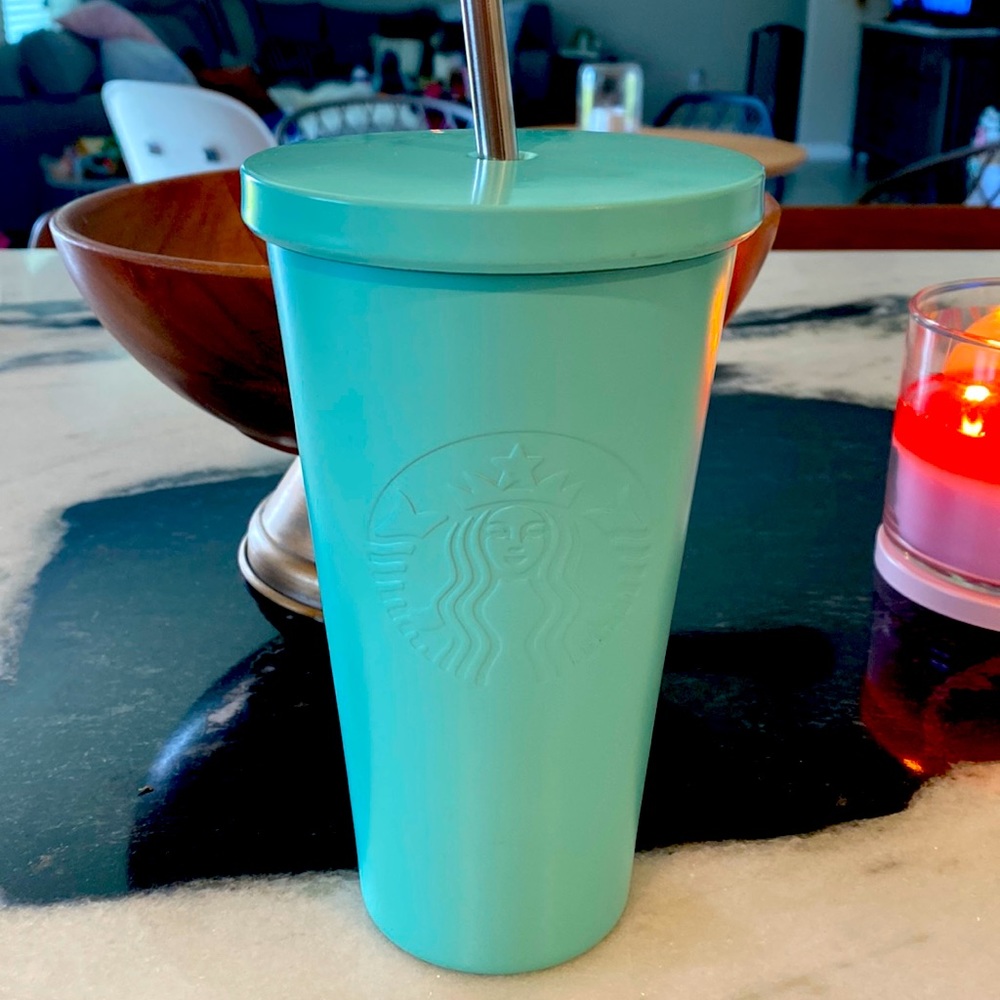 Tiffany blue Starbucks tumbler